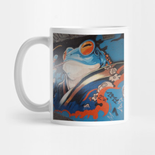POP ART JAPANESE FROG GRAFFITI DESIGN Mug