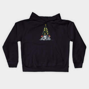 Post Apocalyptic Christmas Tree T-Shirt | Cozy End Of World Holiday Aesthetic Kids Hoodie
