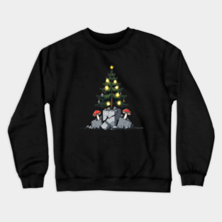 Post Apocalyptic Christmas Tree T-Shirt | Cozy End Of World Holiday Aesthetic Crewneck Sweatshirt