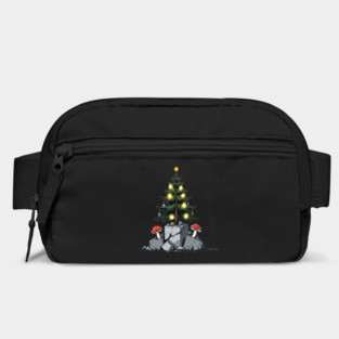 Post Apocalyptic Christmas Tree T-Shirt | Cozy End Of World Holiday Aesthetic Bag