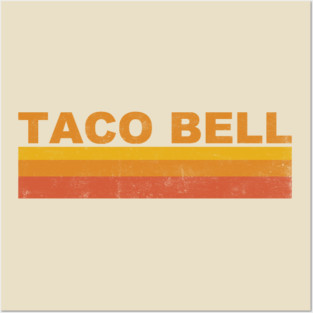 retro taco bell Posters and Art