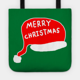 Merry Christmas - Santa Hat Tote