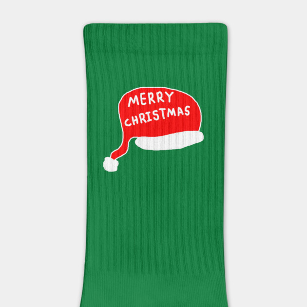 Merry Christmas - Santa Hat by Creatifly Graphic Tees