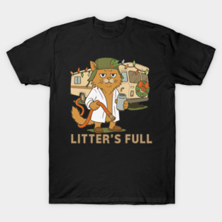 Christmas Vacation Cat - Litter’s Full T-Shirt