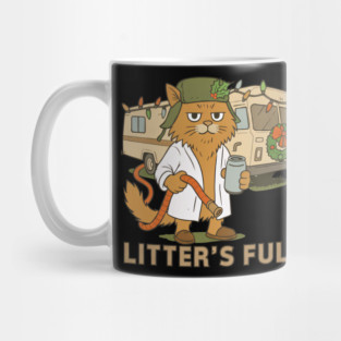 Christmas Vacation Cat - Litter’s Full Mug