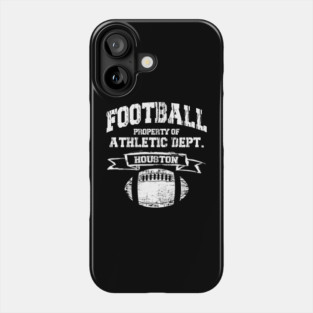 Houston Football Property Of Athletic Dept. Grunge Phone Case