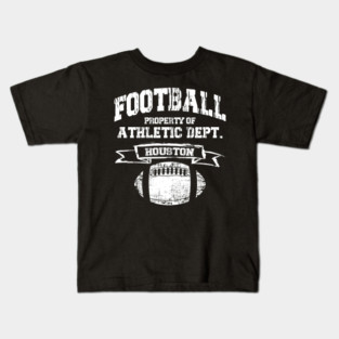 Houston Football Property Of Athletic Dept. Grunge Kids T-Shirt
