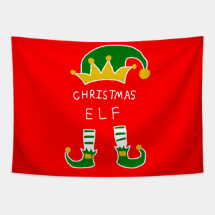 Christmas Elf Tapestry