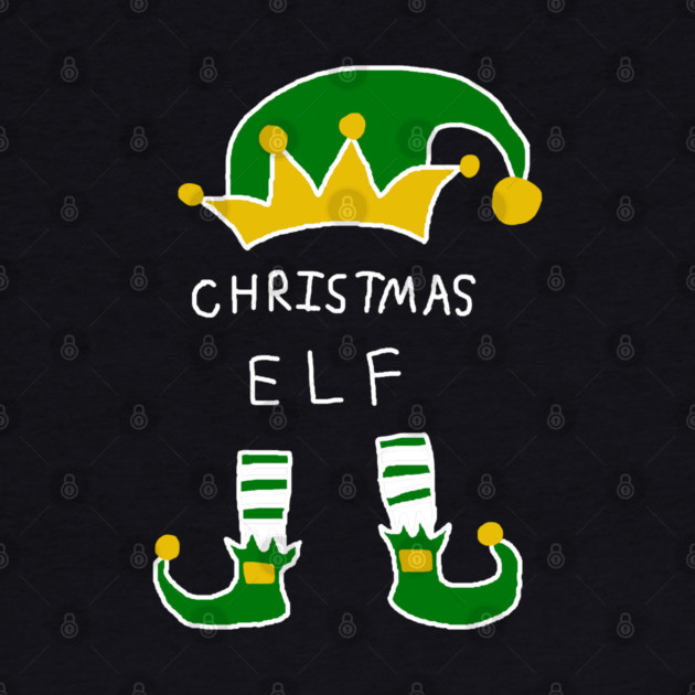 Christmas Elf by Creatifly Graphic Tees