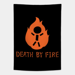 Death By Fire Tapestry