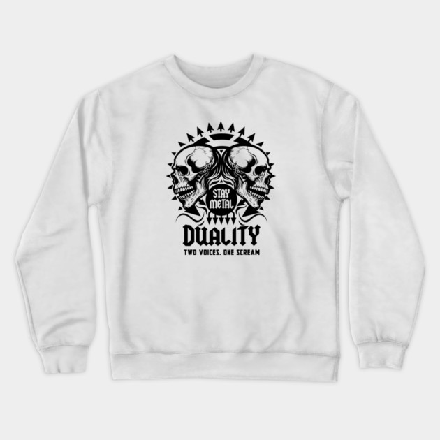 DUALITY Crewneck Sweatshirt by artslaves