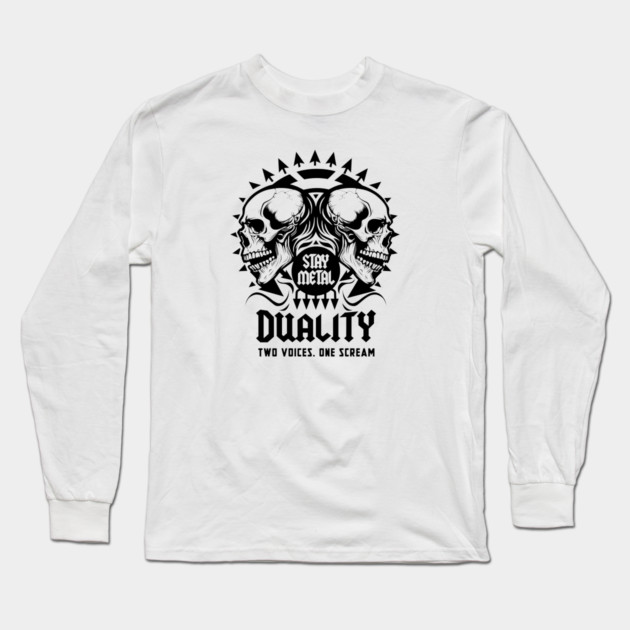 DUALITY Long Sleeve T-Shirt by artslaves