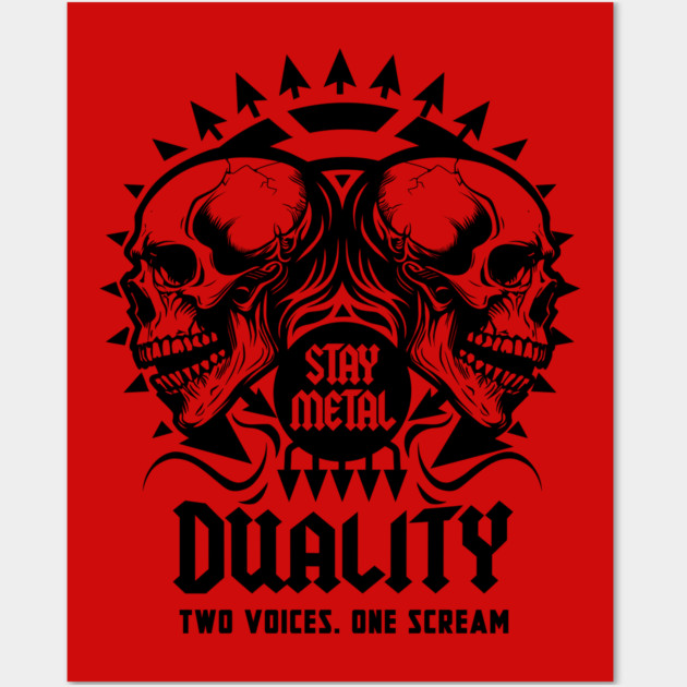 DUALITY Wall Art by artslaves