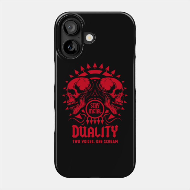 DUALITY Phone Case by artslaves