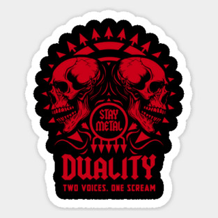 DUALITY Sticker