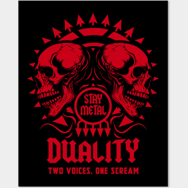 DUALITY Wall Art by artslaves