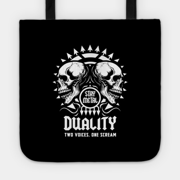 DUALITY Tote by artslaves