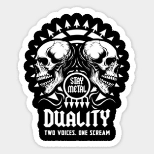 DUALITY Sticker