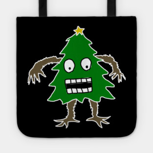 Christmas Tree Man Tote