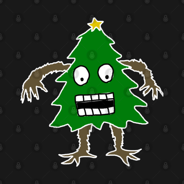 Christmas Tree Man by Creatifly Graphic Tees