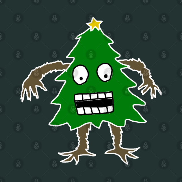 Christmas Tree Man by Creatifly Graphic Tees