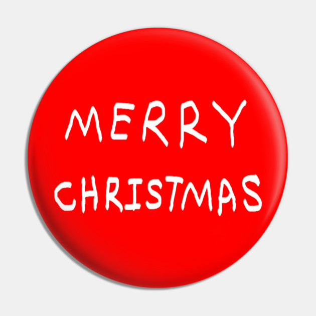 Merry Christmas Pin by Creatifly Graphic Tees