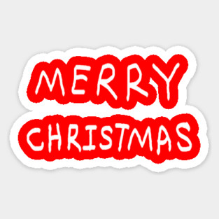 Merry Christmas Sticker