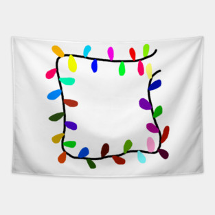 Christmas Lights Tapestry