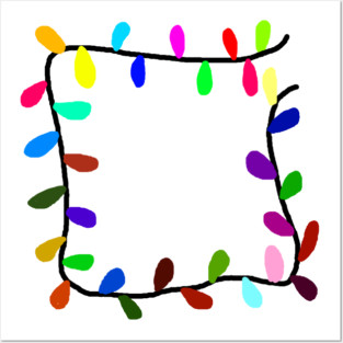 Christmas Lights Posters and Art