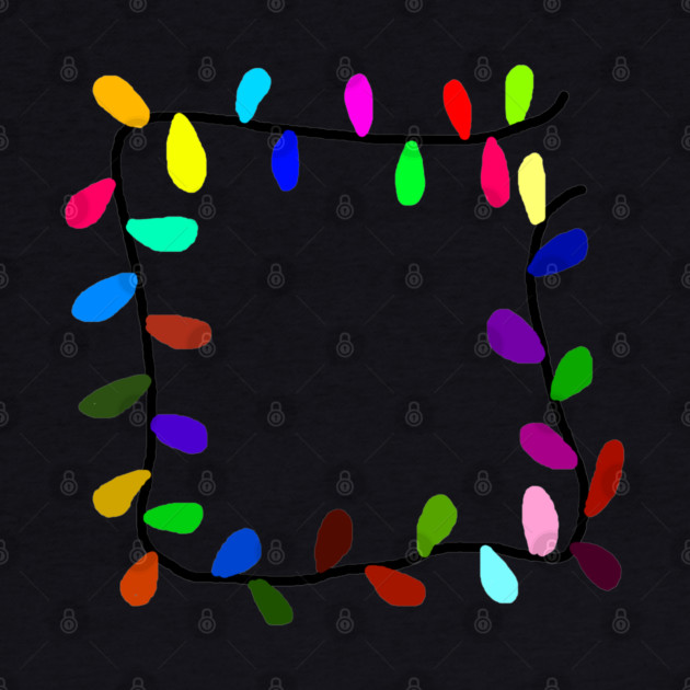 Christmas Lights by Creatifly Graphic Tees