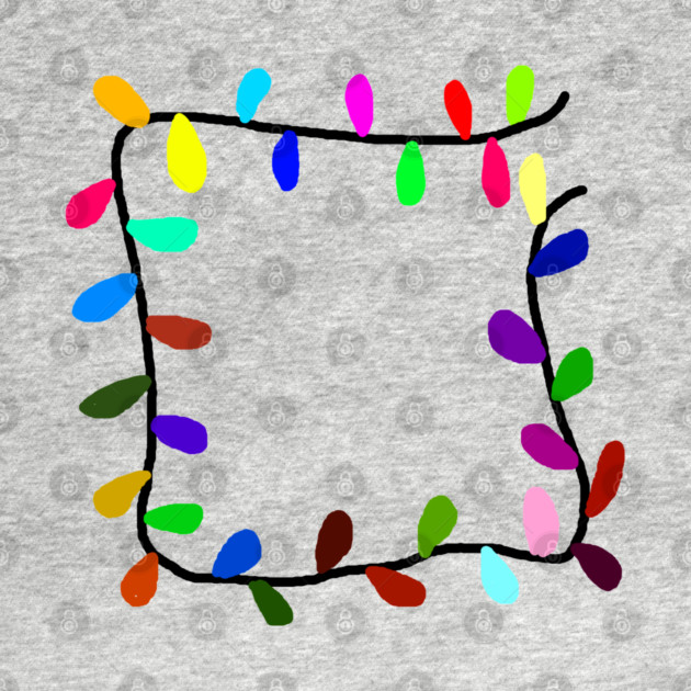 Christmas Lights by Creatifly Graphic Tees