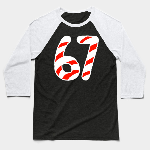67-christmas Baseball T-Shirt by Creatifly Graphic Tees
