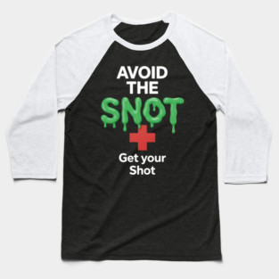 Funny Flu Vaccine Shot Baseball T-Shirt