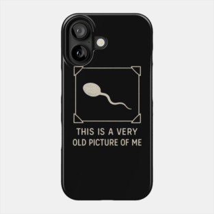 Very Old Picture of Me Funny Retro Phone Case