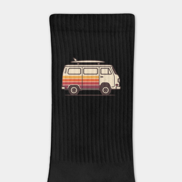 Retro Surf Van Vintage Beach Bus Graphic by ArtistTee ⭐⭐⭐⭐⭐