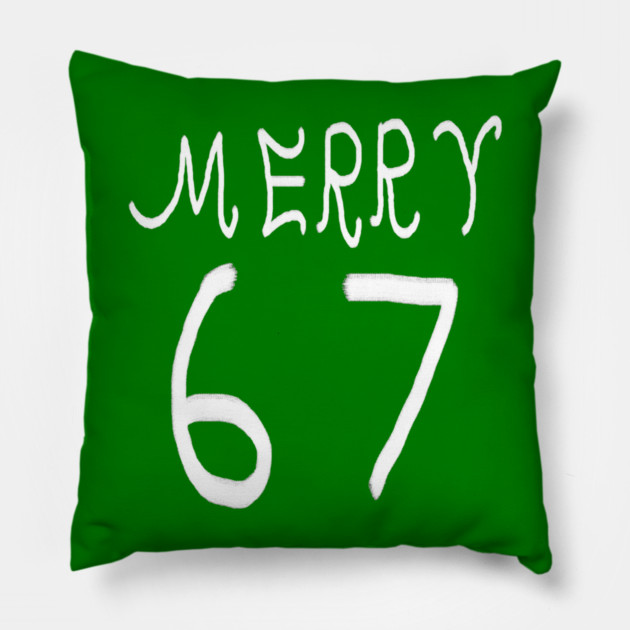 67-christmas Pillow by Creatifly Graphic Tees