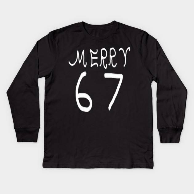 67-christmas Kids Long Sleeve T-Shirt by Creatifly Graphic Tees