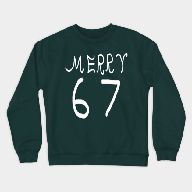 67-christmas Crewneck Sweatshirt by Creatifly Graphic Tees