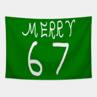 67-christmas Tapestry