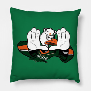 Miami Hurricanes Pillow