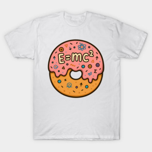 EMC2 Donut Funny Science Sweet Math Design T-Shirt