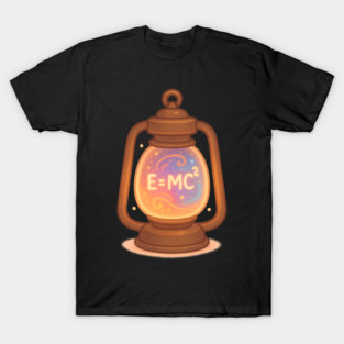 EMC2 Magic Lantern Cosmic Science Glow Design T-Shirt