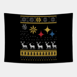 Steelers Football  Merry Christmas Tapestry