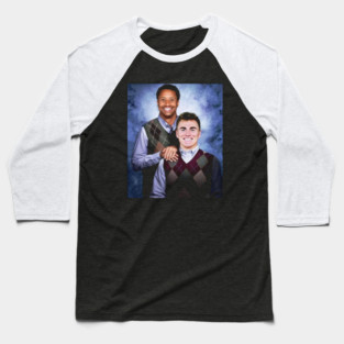 Bo Nix & Courtland Sutton Step Brothers Baseball T-Shirt