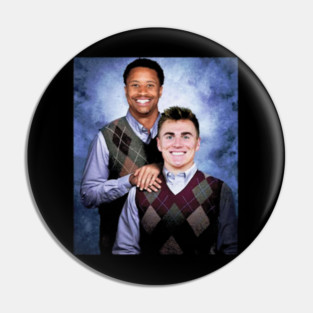 Bo Nix & Courtland Sutton Step Brothers Pin