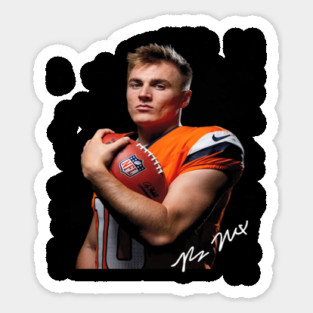 Bo Nix Denver Portrait Sticker