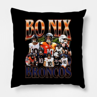 Bo Nix Style Bootleg Pillow