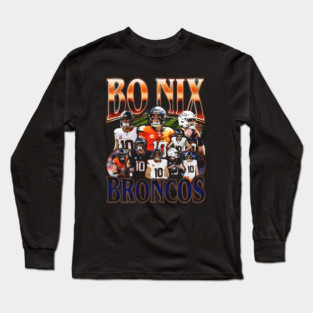 Bo Nix Style Bootleg Long Sleeve T-Shirt