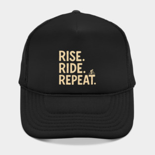 Rise Ride Repeat - Cycling Enthusiast Hat