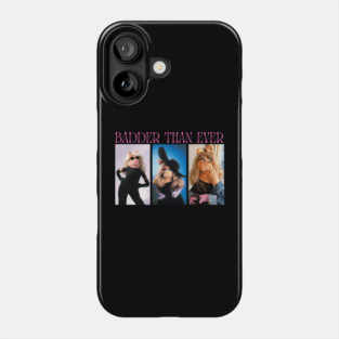 MISS PIGGY "BADDER THAN EVER" VINTAGE MEME TEE Phone Case